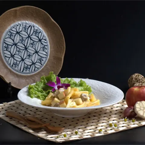 Hình ảnh Salad Nui Xốt Kem