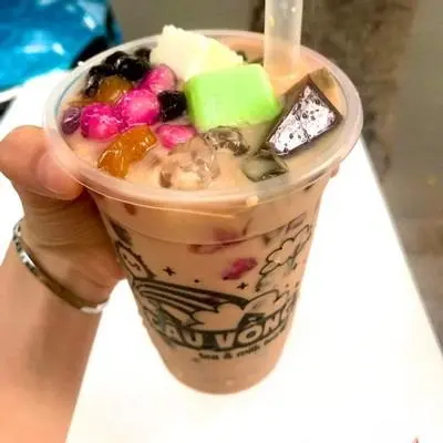 Hình ảnh Trà Sữa Cầu Vồng Đặc Biệt Full Topping Size M