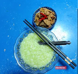 Hình ảnh Cháo thịt heo kho