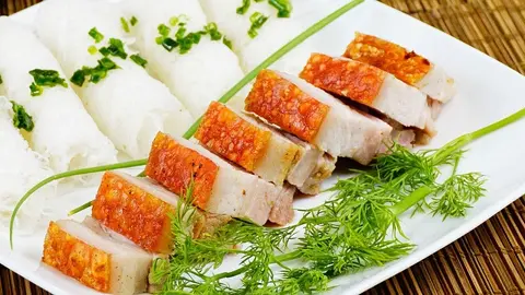 Hình ảnh Bánh Hỏi Heo Quay