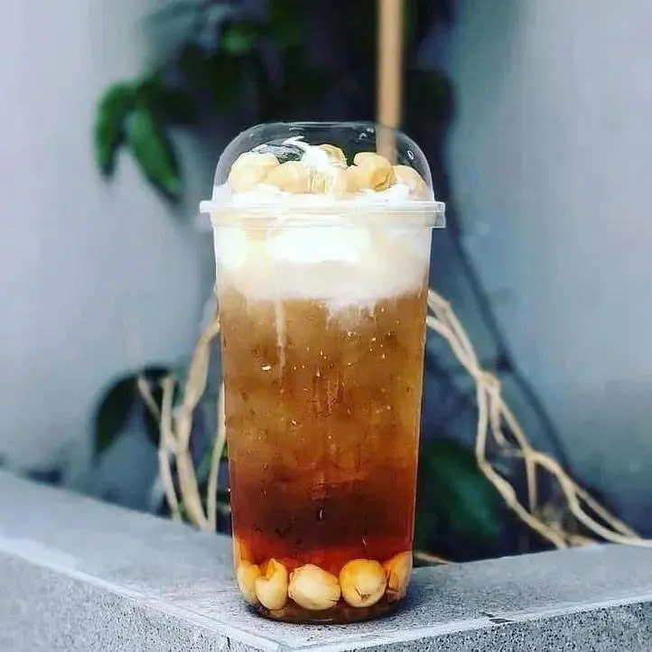 Hình ảnh Trà sen macchiato