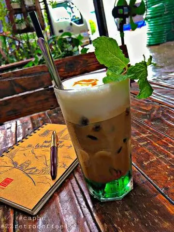 Hình ảnh Cà phê sữa tươi bạc hà