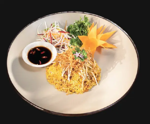Hình ảnh Cơm chiên ngũ sắc chay
