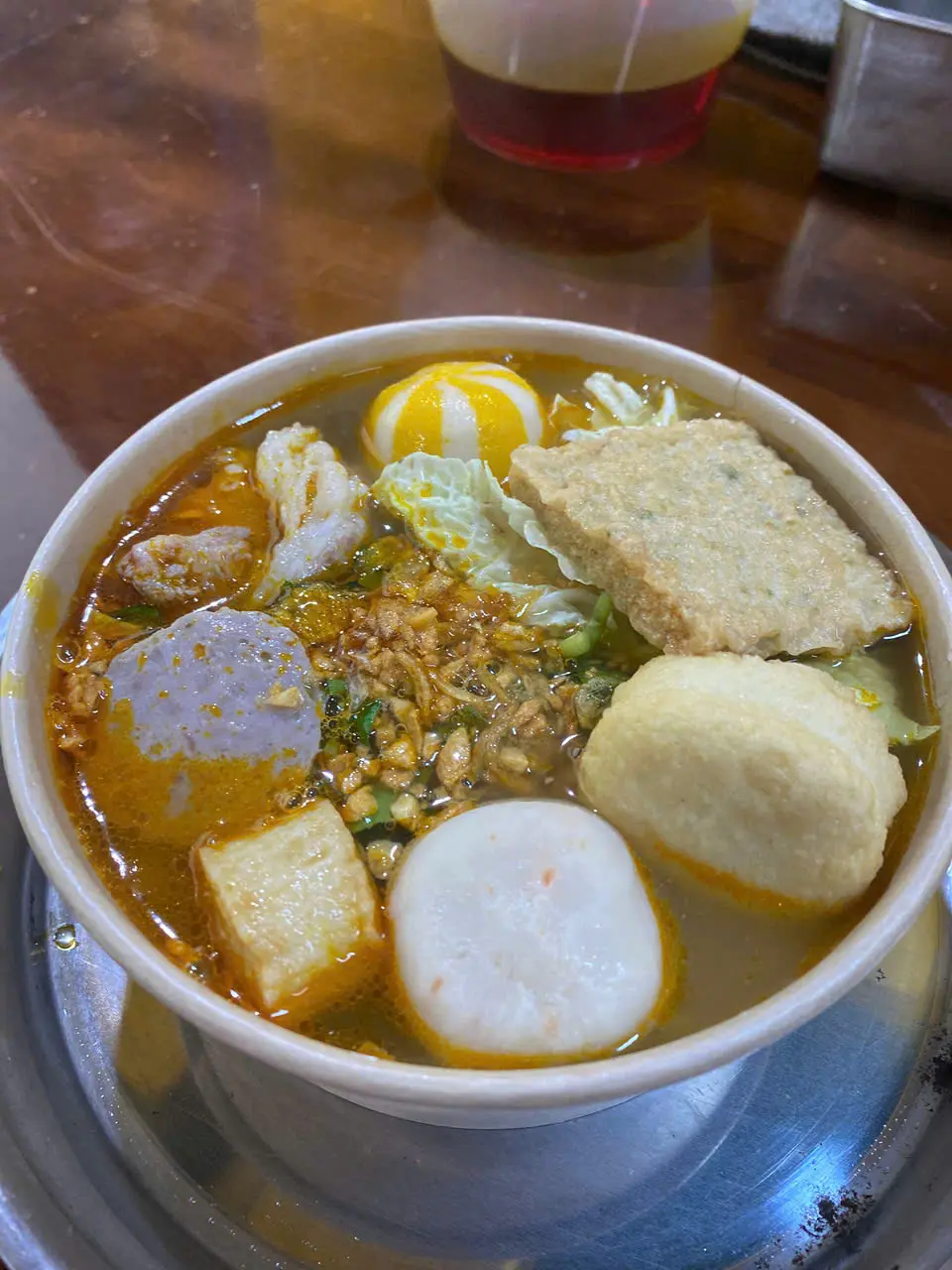 Hình ảnh Nước lẩu thái + rau + bún
