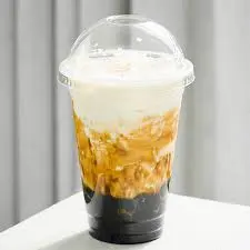 Hình ảnh Trà đen sữa dừa - cookie creamy tea