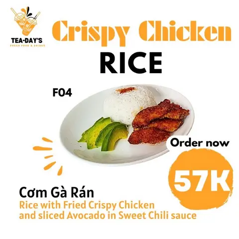 Hình ảnh Cơm Gà Rán