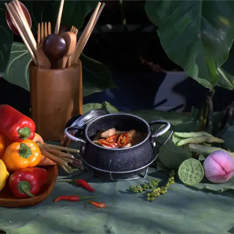 Hình ảnh Nấm Rơm Kho Thơm