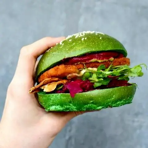 Hình ảnh Matcha Burger Gà Giòn (Trà Xanh)