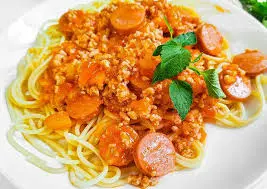 Hình ảnh Mì thịt bằm sốt cà chua