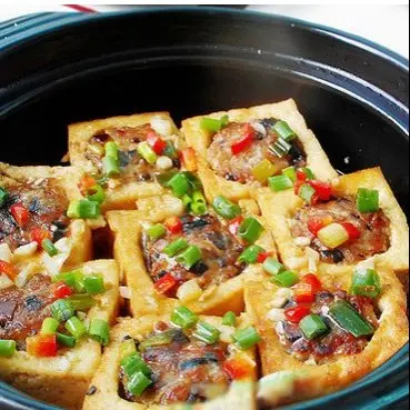 Hình ảnh Cơm đậu hũ dồn thịt