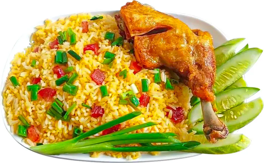 Hình ảnh Cơm Dương Châu Đùi Gà