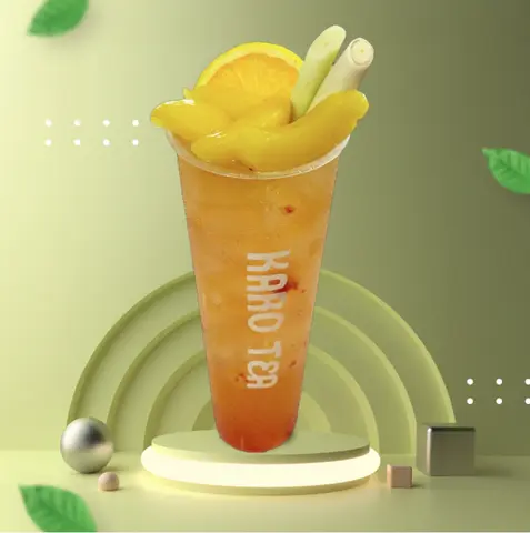Hình ảnh trà đào cam sả