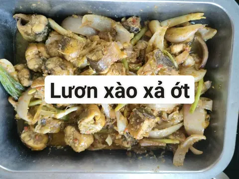 Hình ảnh Lươn xào xả ớt