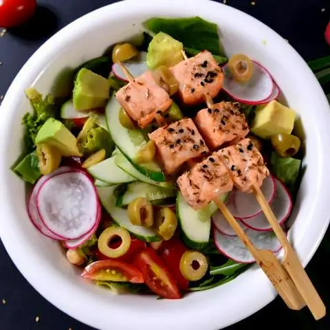 Hình ảnh Salmon In Fire - 310 Kcal