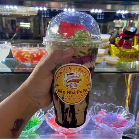 Hình ảnh Trà Sữa Socola full topping( size lớn)