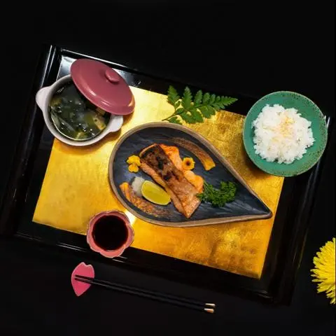 Hình ảnh Set cơm cá hồi nướng muối - set14