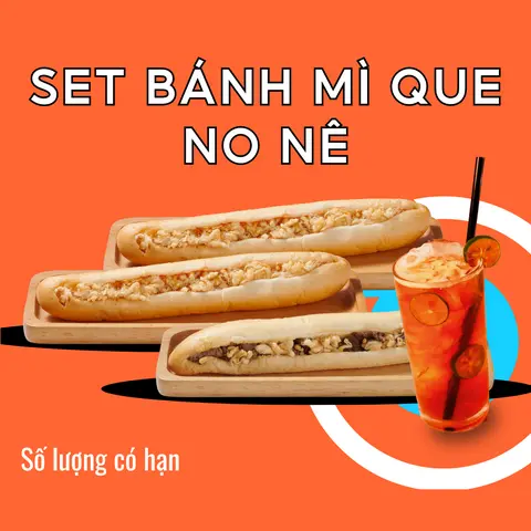 Hình ảnh Set Bánh Mì Que No Nê