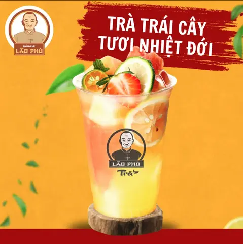 Hình ảnh Trà trái cây tươi nhiệt đới