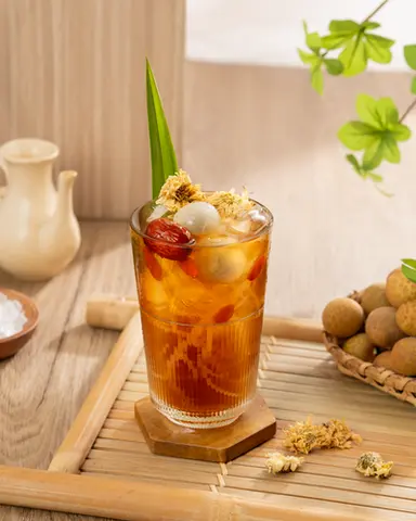 Hình ảnh Sâm bông cúc lục bảo - ly 700ml