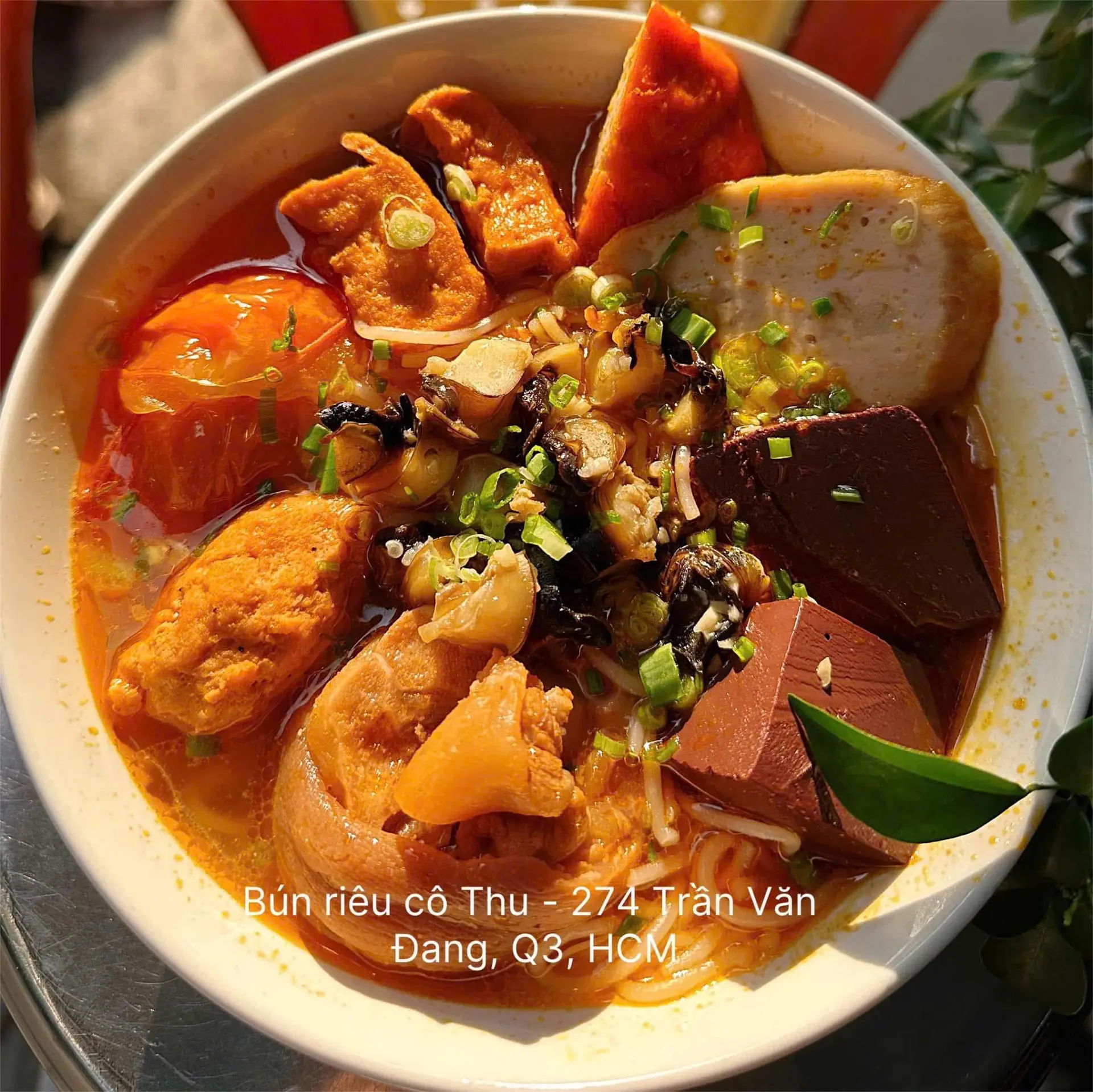 Hình ảnh Bún riêu đầy đủ