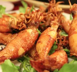 Hình ảnh Mực trứng Ghim chiên nước mắm