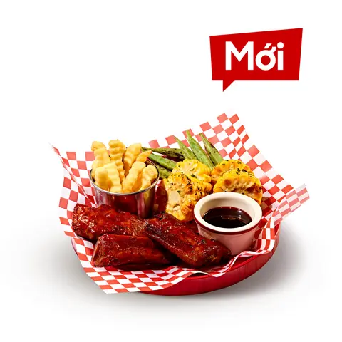 Hình ảnh Sườn Heo Nướng Xốt BBQ