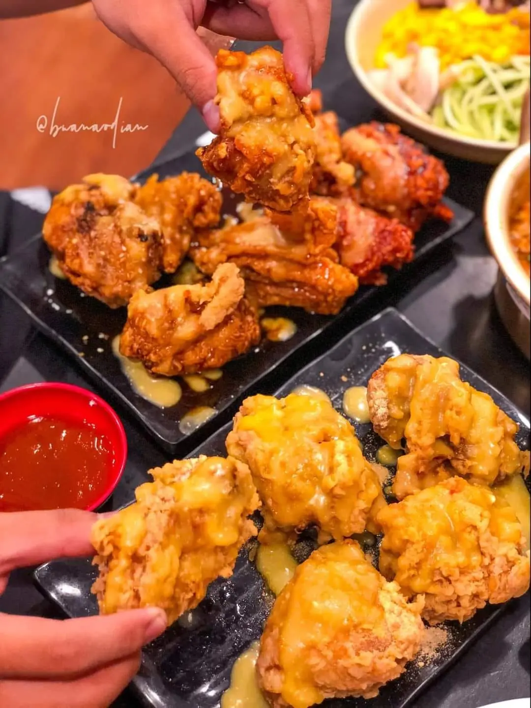 Hình ảnh Gà sốt cay - bơ caramel