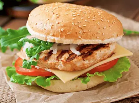 Hình ảnh Hamburger gà