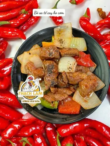 Hình ảnh Bò sa tế cay không cơm