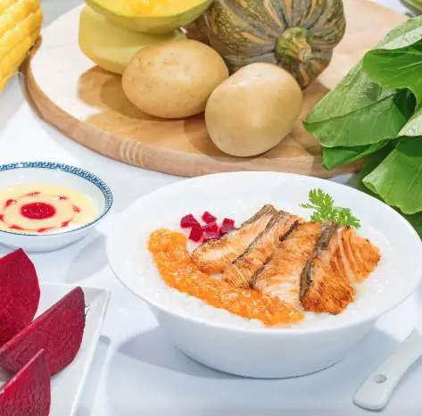 Hình ảnh Cháo cá hồi