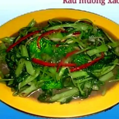 Hình ảnh Rau muống xào chao