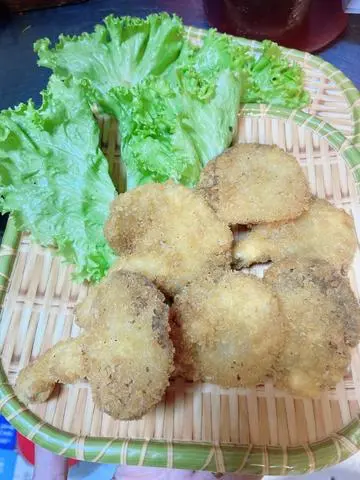 Hình ảnh Nấm bào ngư chiên xù - Fried oyster mushroom