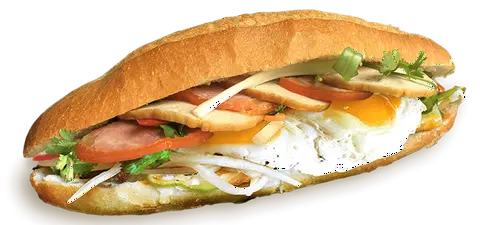 Hình ảnh Bánh Mì Chả + Ốp La