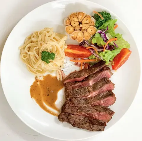 Hình ảnh Beefsteak top blade - mì Ý