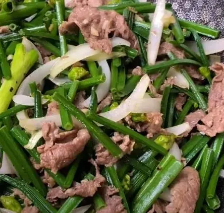 Hình ảnh Bò xào bông hẹ