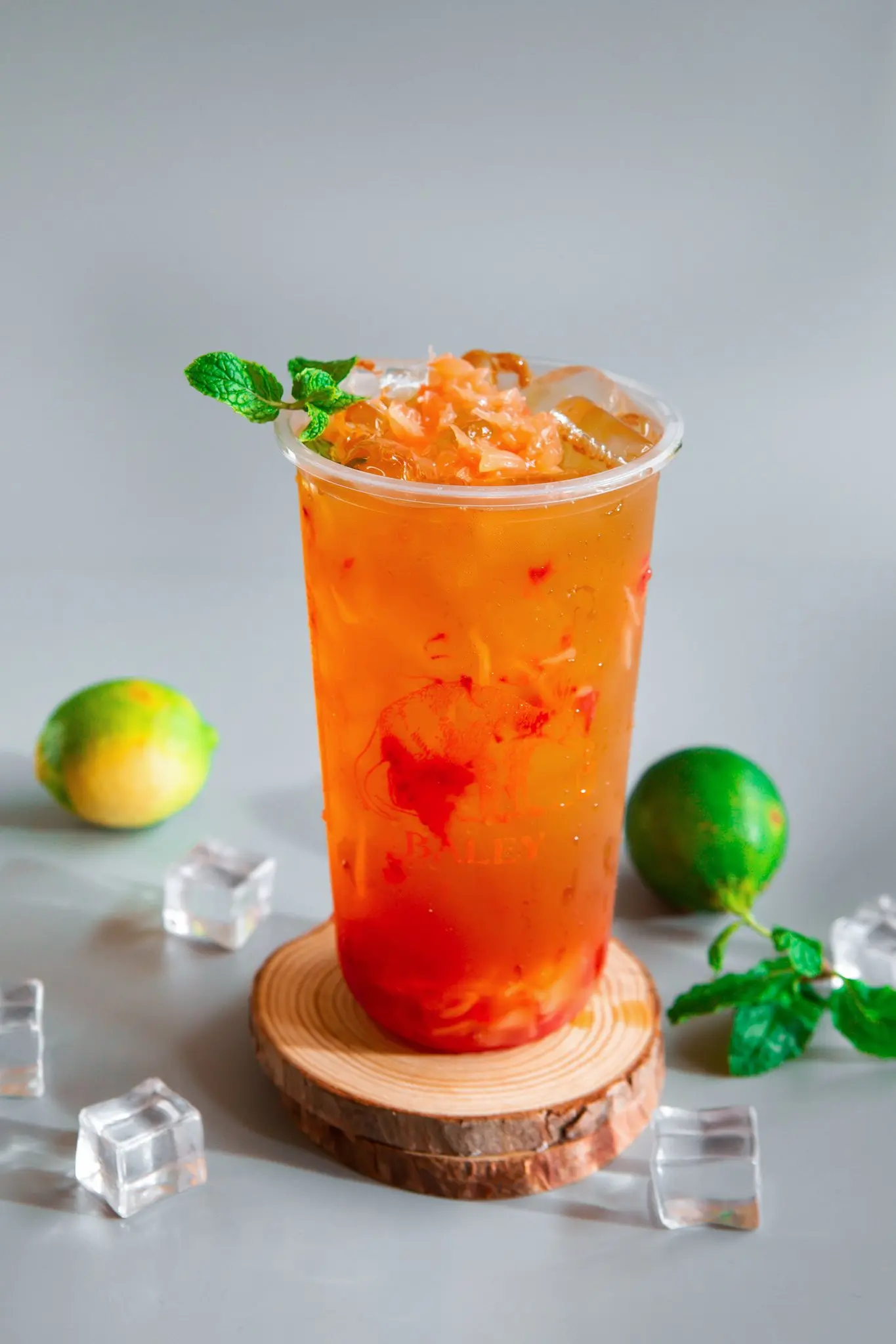 Hình ảnh Trà Bưởi Dâu Tây
