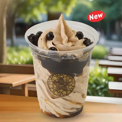 Hình ảnh Kem trà sữa trân châu hoàng kim