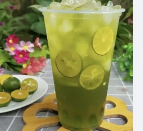 Hình ảnh Trà tắc thái xanh