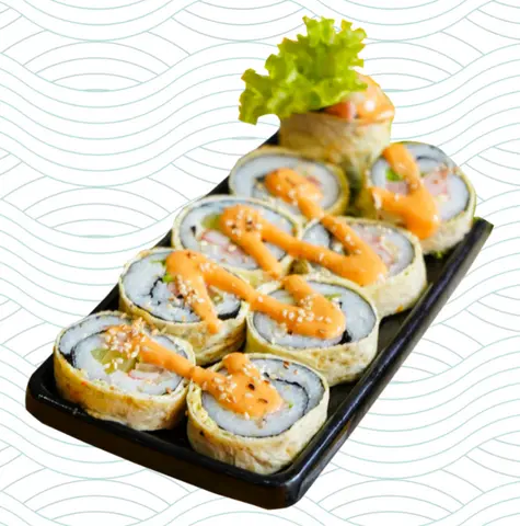 Hình ảnh Kimbap Trứng Cuộn