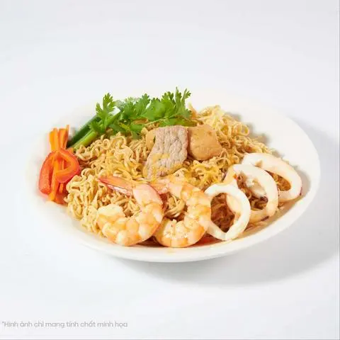 Hình ảnh Mì hải sản xào khô