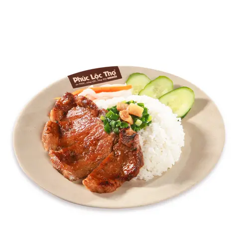 Hình ảnh Cơm Sườn Nướng Than Hoa