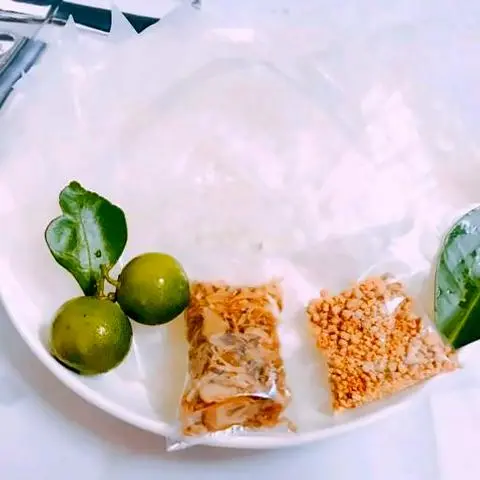 Hình ảnh Bánh tráng muối hành phi