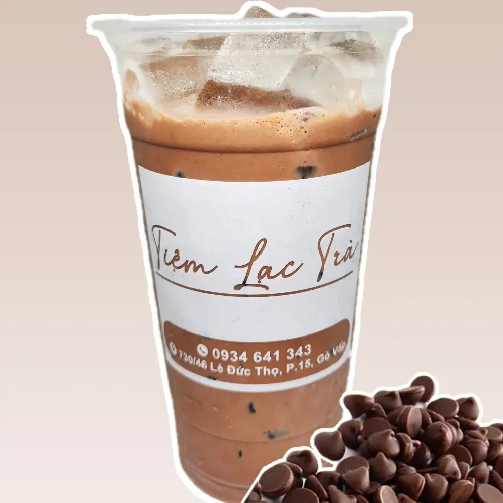 Hình ảnh Trà sữa cacao đen size L