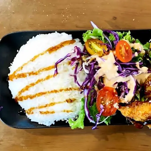 Hình ảnh Cơm gà giòn sốt teriyaki