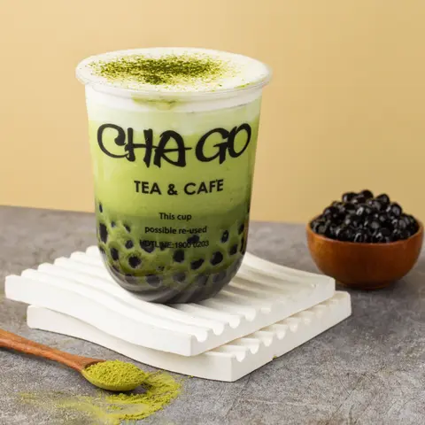 Hình ảnh Matcha trân châu đường đen