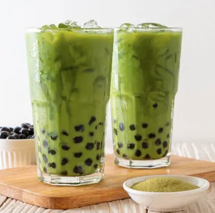 Hình ảnh Trà sữa nướng matcha