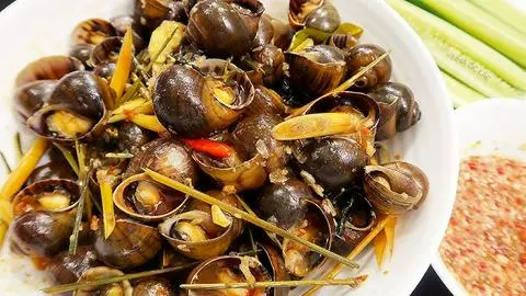 Hình ảnh Ốc lác xào sả ớt