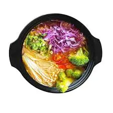 Hình ảnh Mì cay nấm kim châm + cá viên