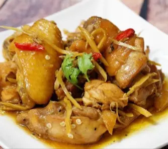 Hình ảnh Cơm gà kho gừng