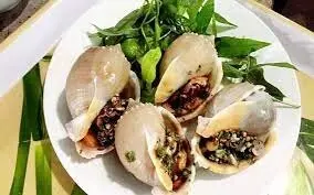 Hình ảnh Ốc tỏi nướng tiêu xanh